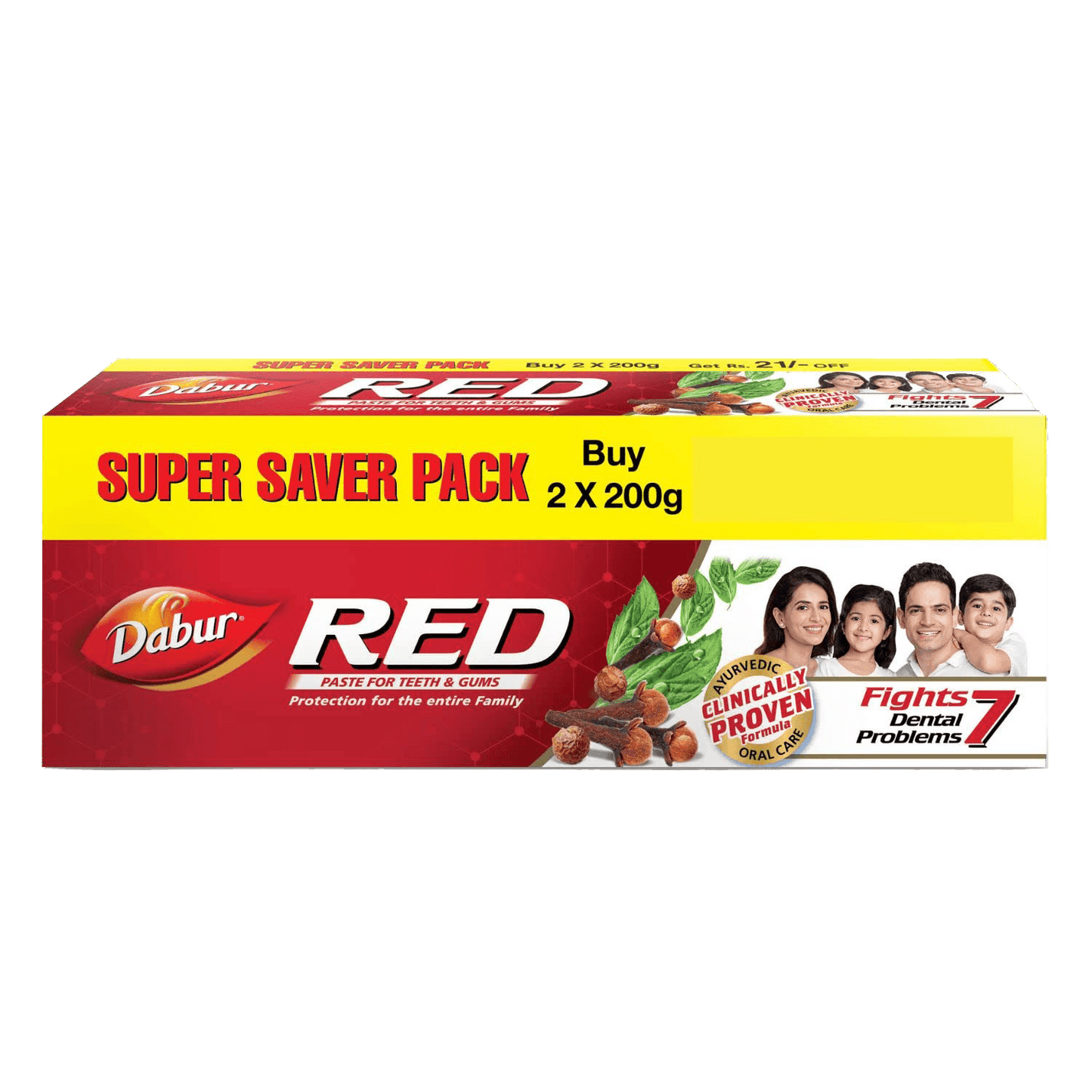 Dabur Red Toothpaste (Buy 1 Get 1 Free) - Daburshop