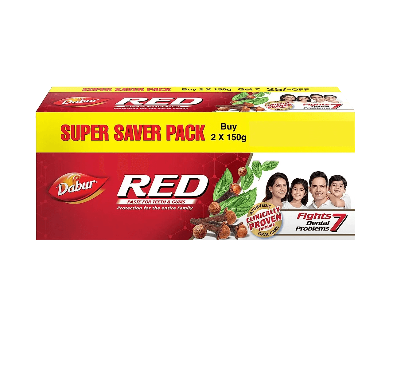 Dabur Red Toothpaste (Buy 1 Get 1 Free)