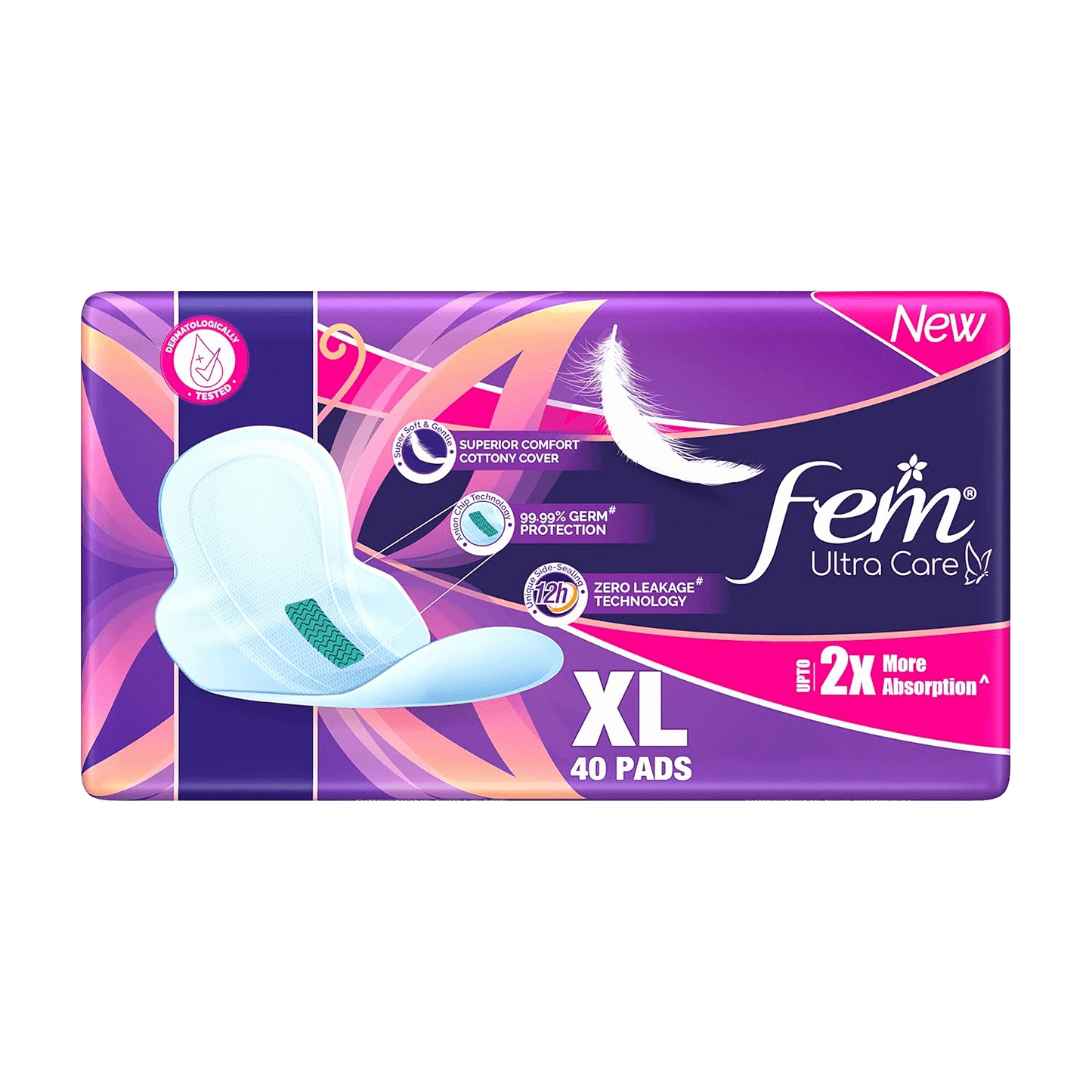 Fem Ultra Care Sanitary Pads for Women XL - Daburshop