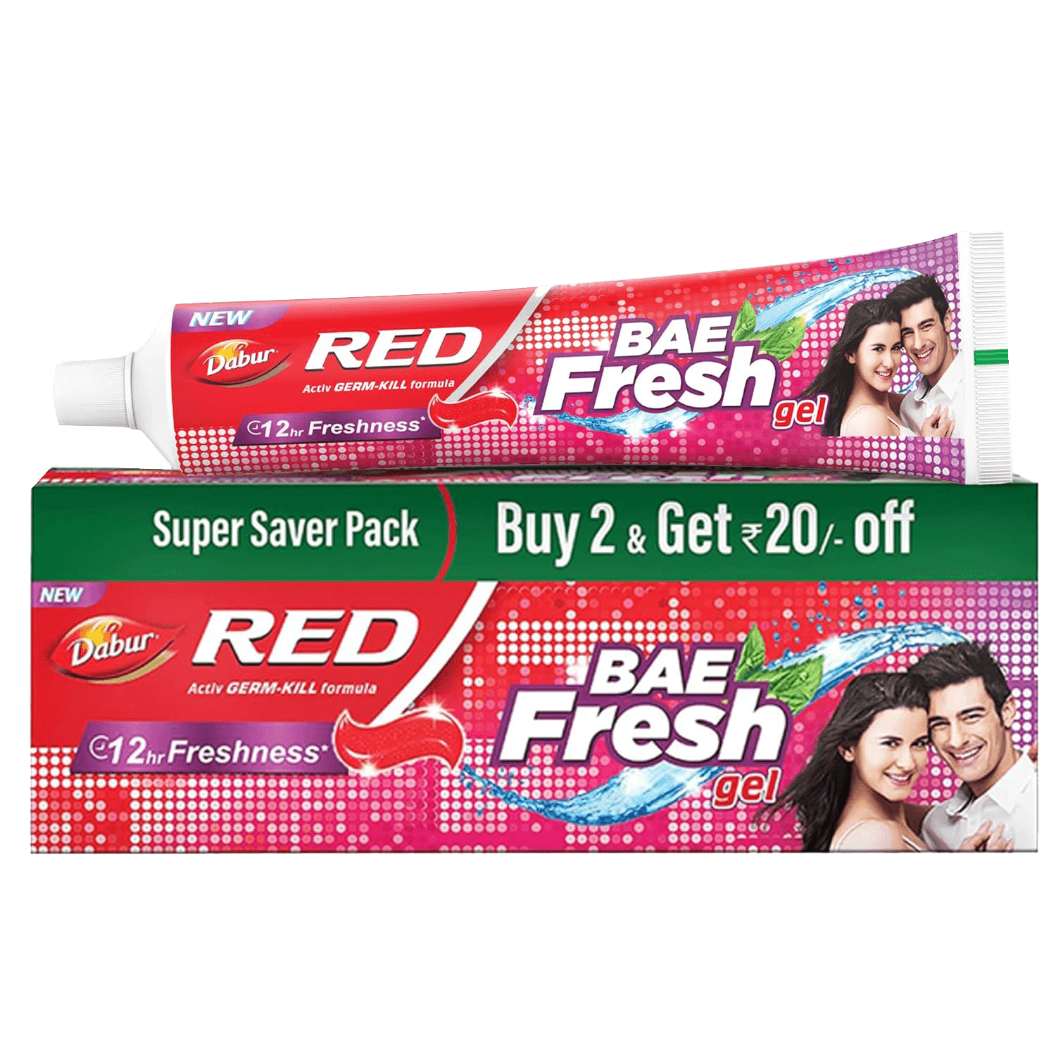 Dabur Red Bae Fresh Gel (Pack Of 2)