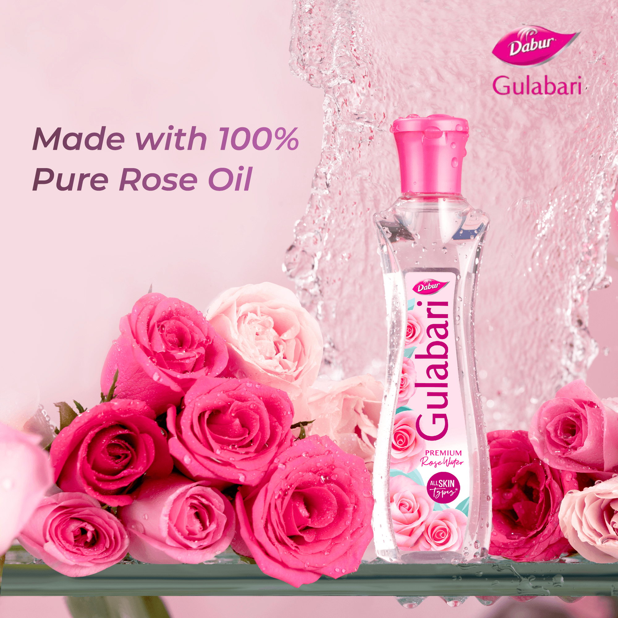 Dabur Gulabari Premium Rose Water