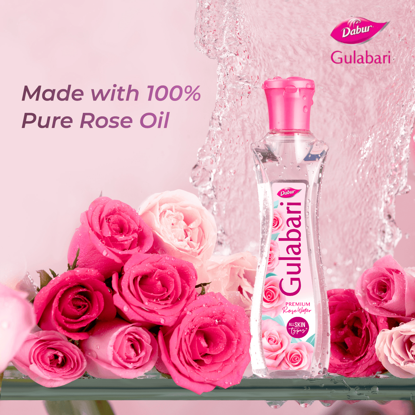 Dabur Gulabari Premium Rose Water - Daburshop