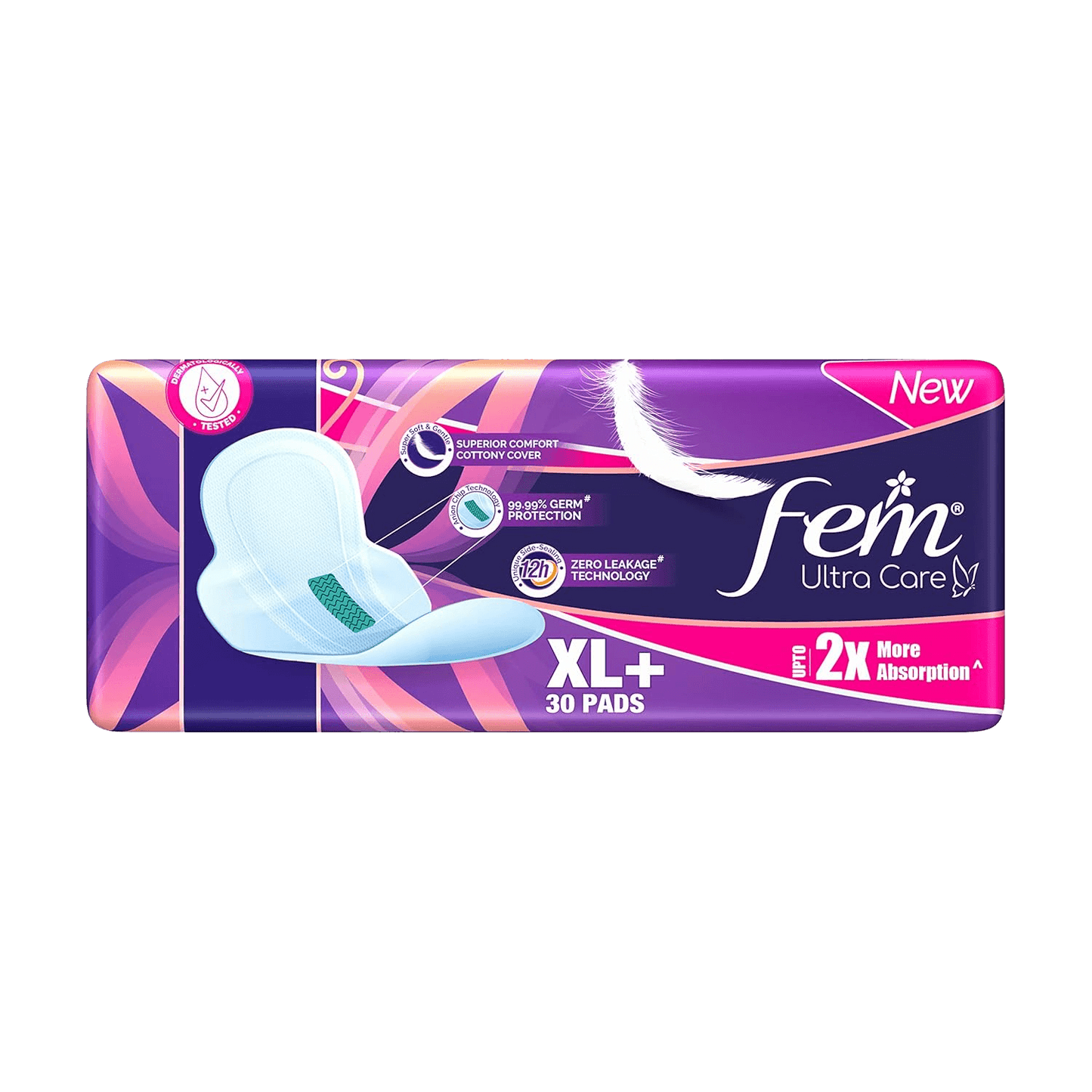 Fem Ultra Care Sanitary Pads for Women XL - Daburshop