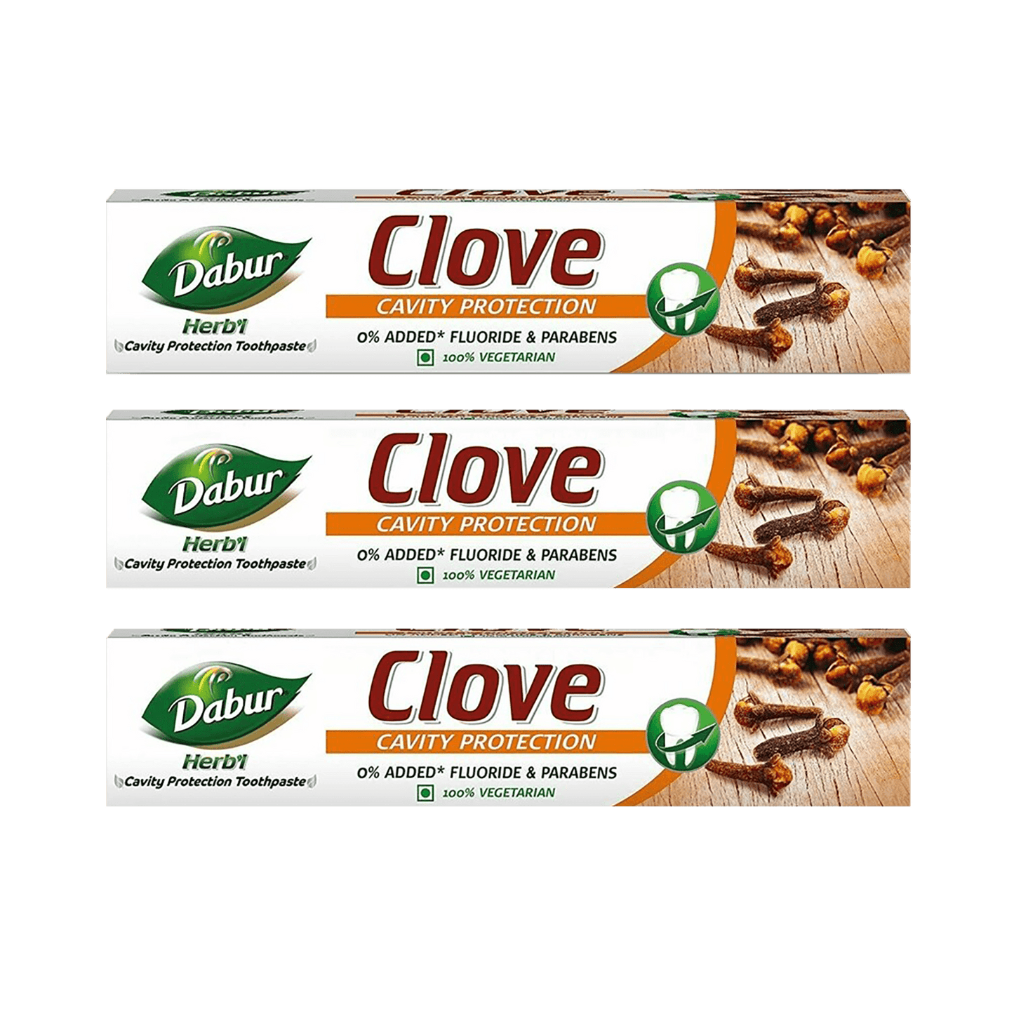 Dabur Herb'l Clove Toothpaste (Pack of 3) - Daburshop