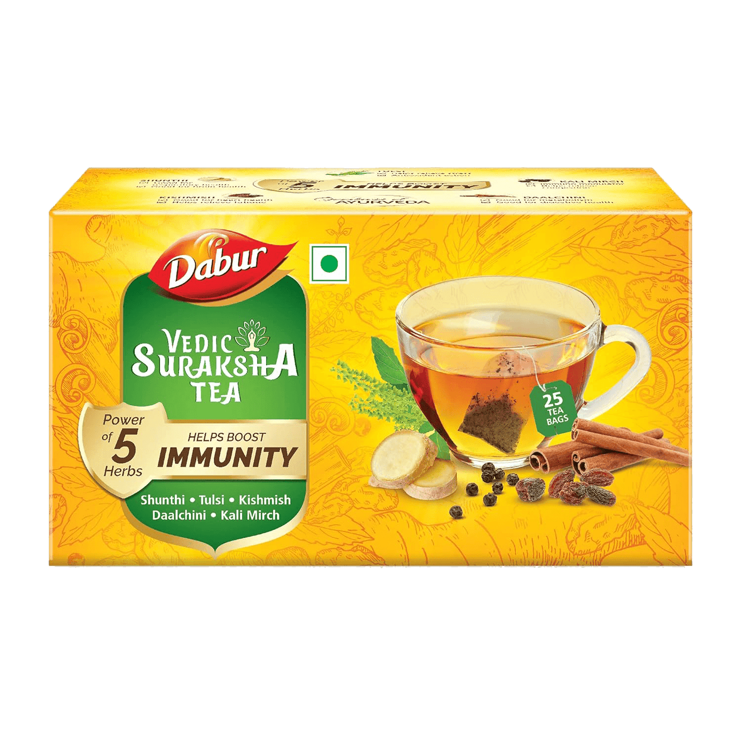 Dabur Vedic Suraksha Black Tea - Daburshop