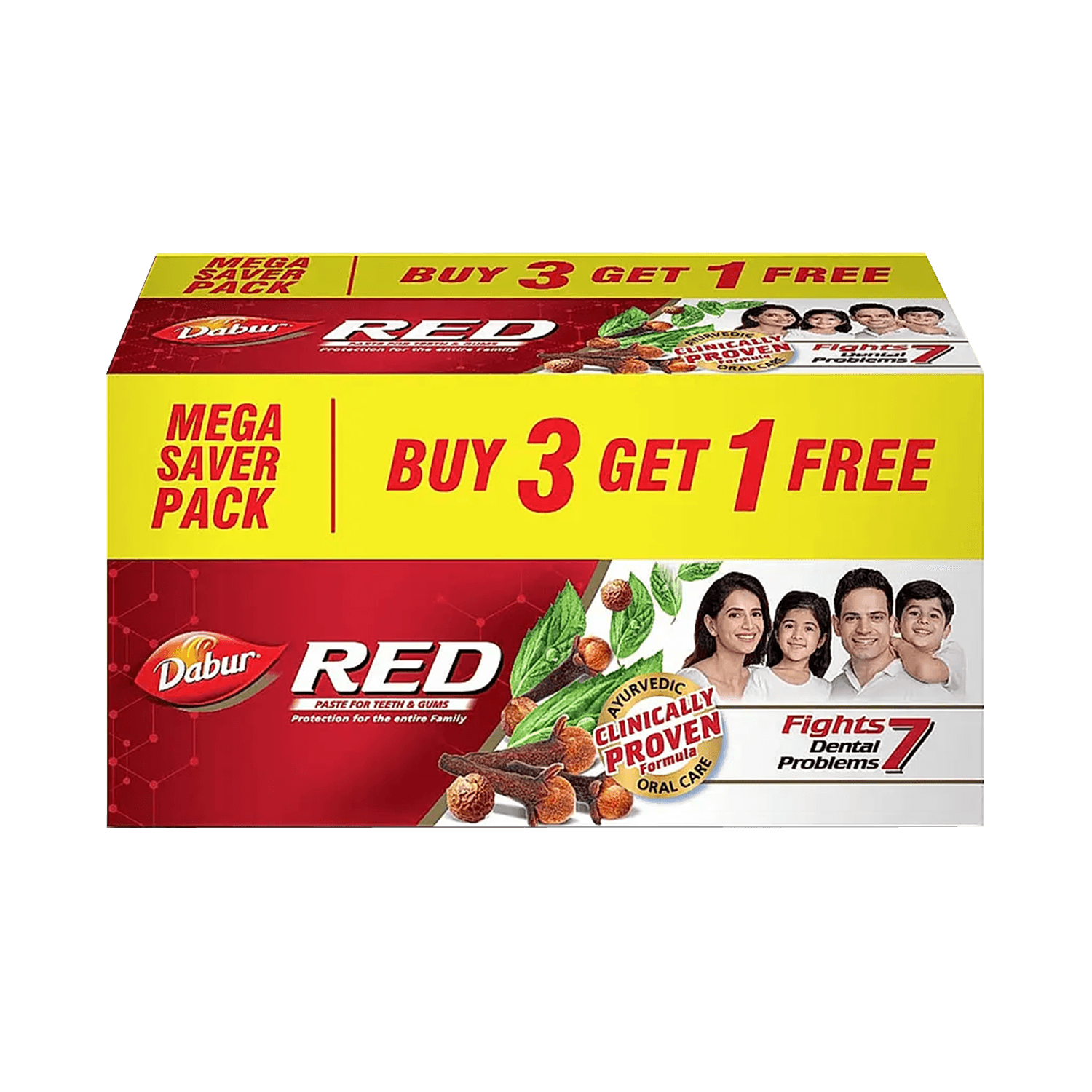 Dabur Red Toothpaste (Buy 3 Get 1 Free)