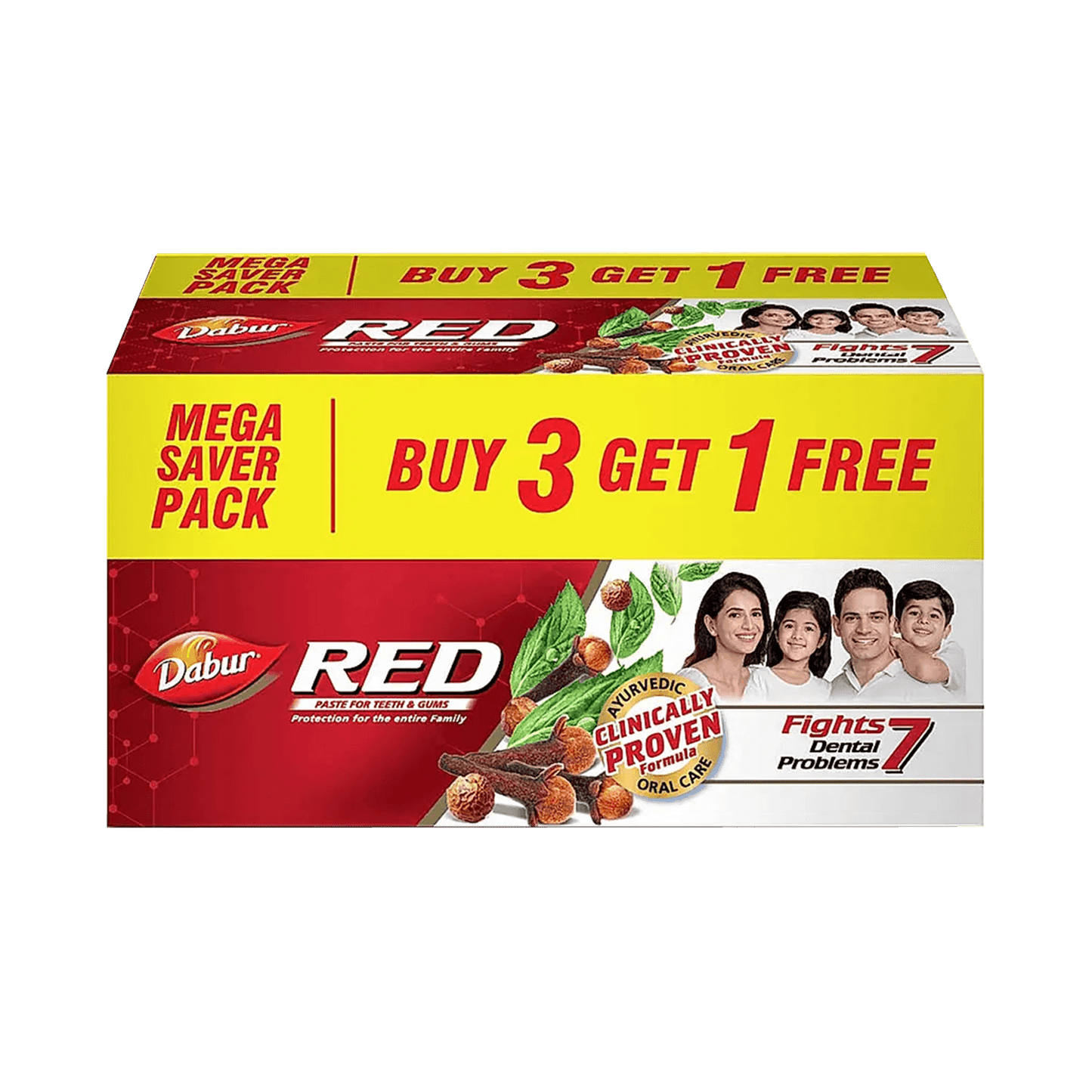 Dabur Red Toothpaste (Buy 3 Get 1 Free) - Daburshop