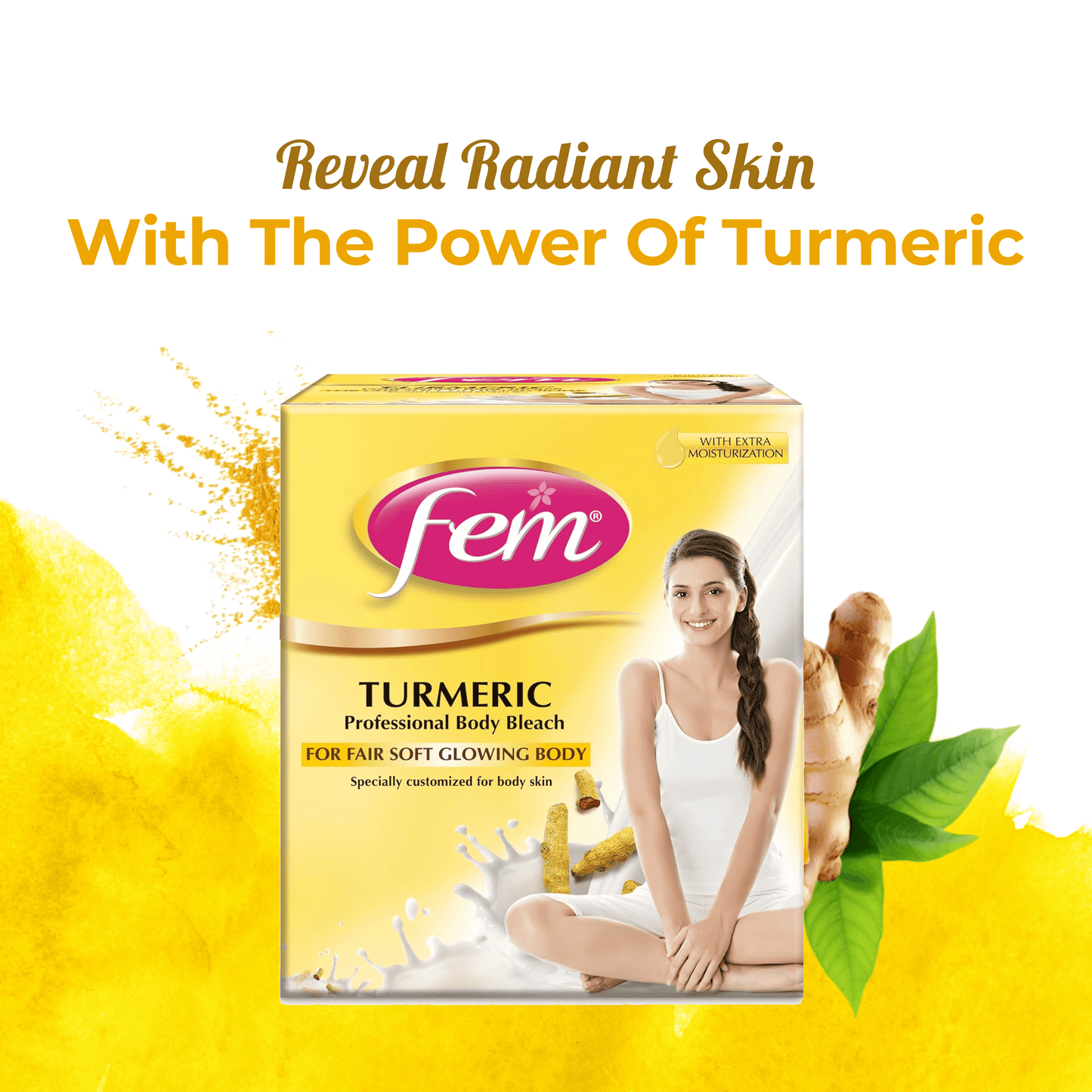 Fem Professional Body Bleach Turmeric - Daburshop