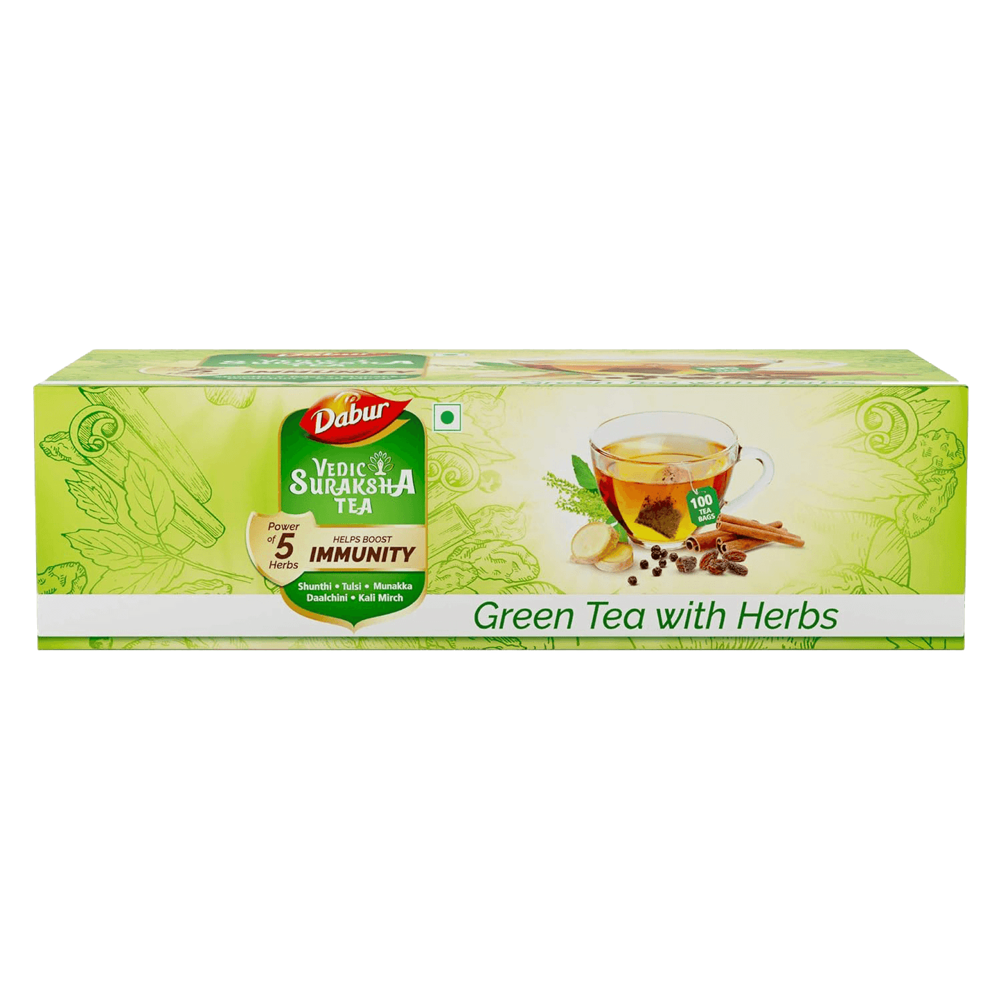 Dabur Vedic Suraksha Green Tea - Daburshop