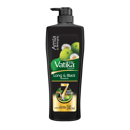 Dabur Vatika Naturals Long & Black Shampoo - Daburshop