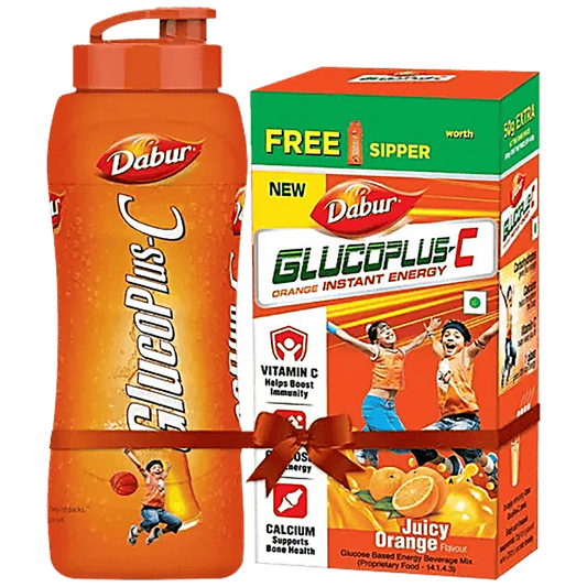 Dabur GlucoPlus-C Orange with Free Sipper - Daburshop