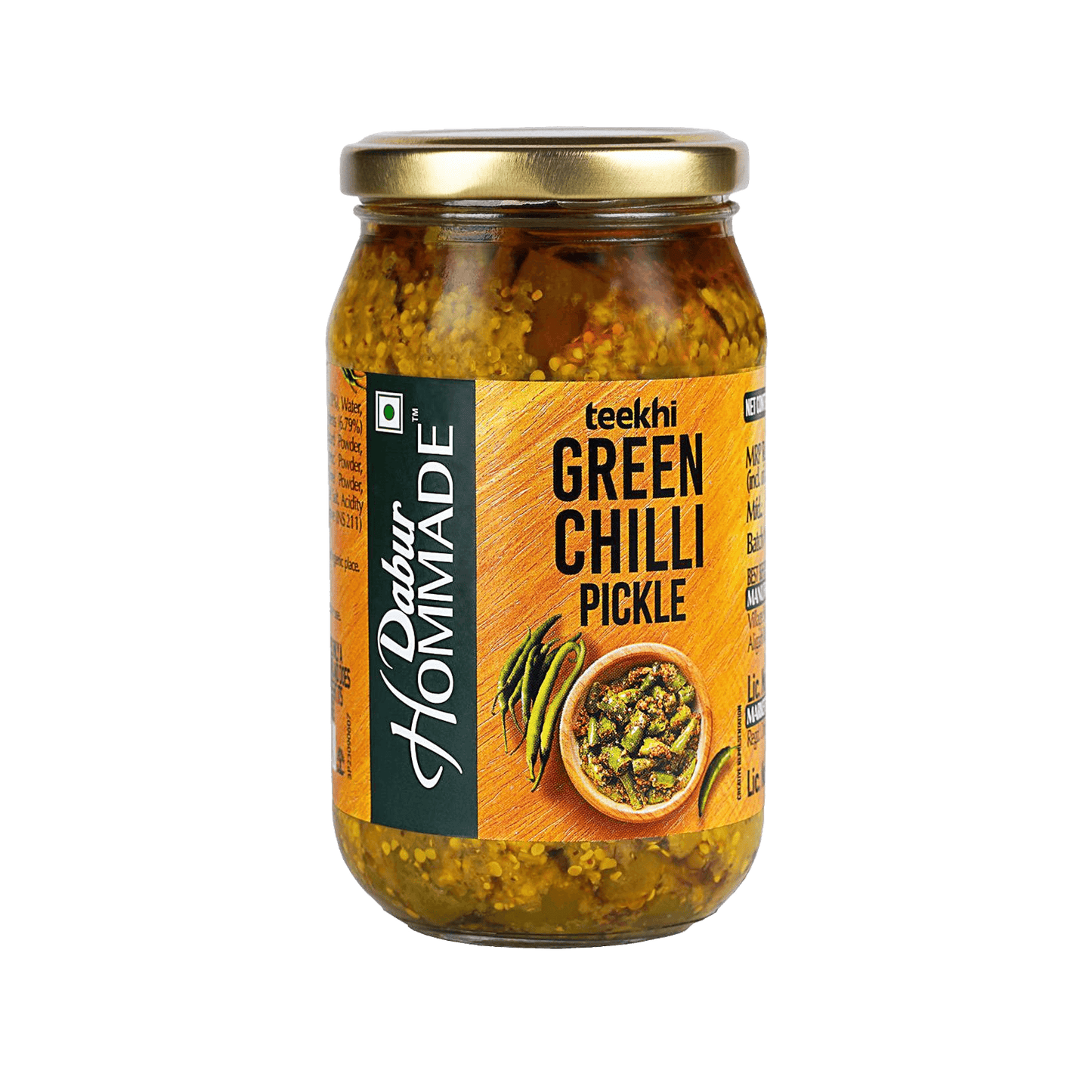 Dabur Hommade Green Chilli Pickle - Daburshop