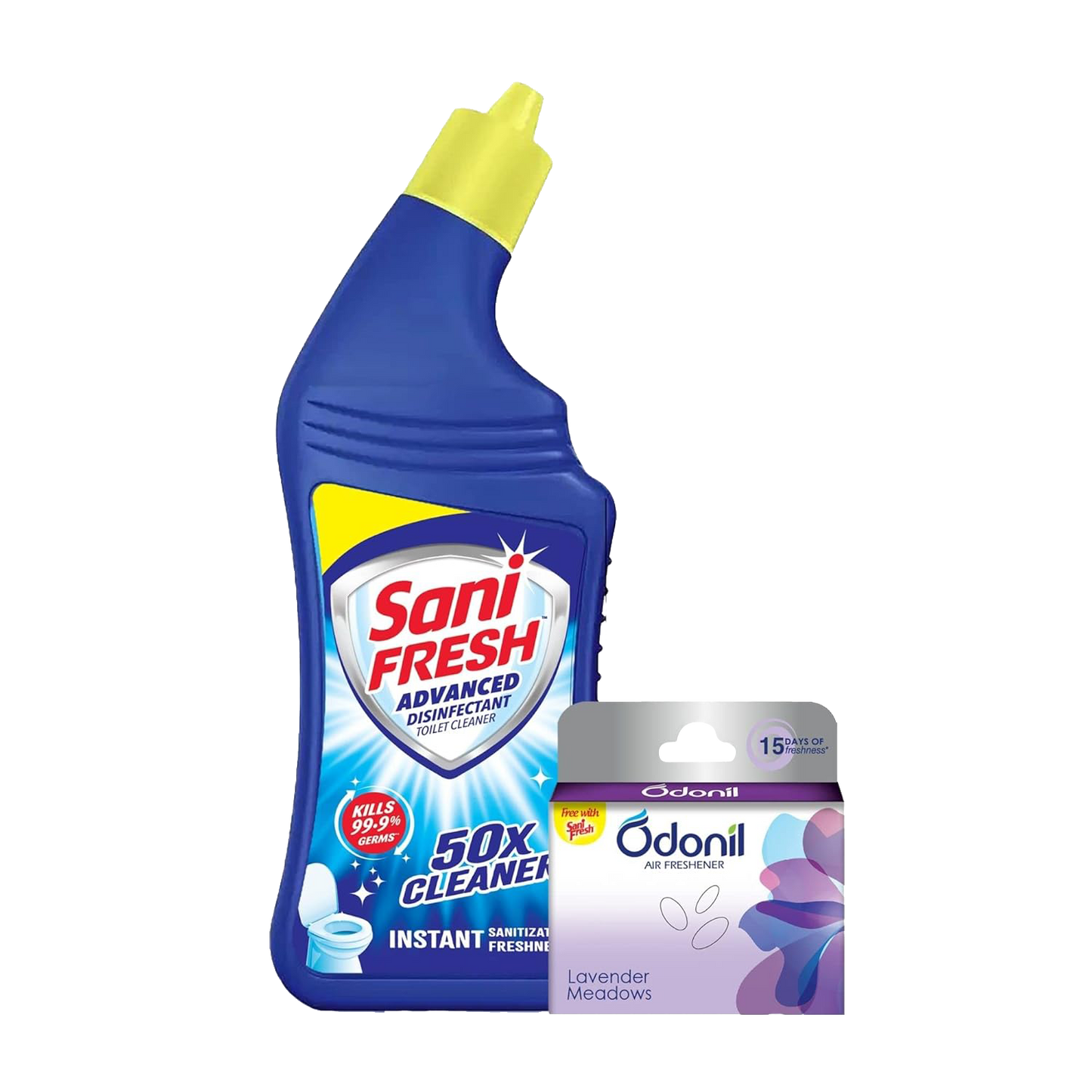 Sani Fresh Advanced Toilet Cleaner (Free Odonil 48g)