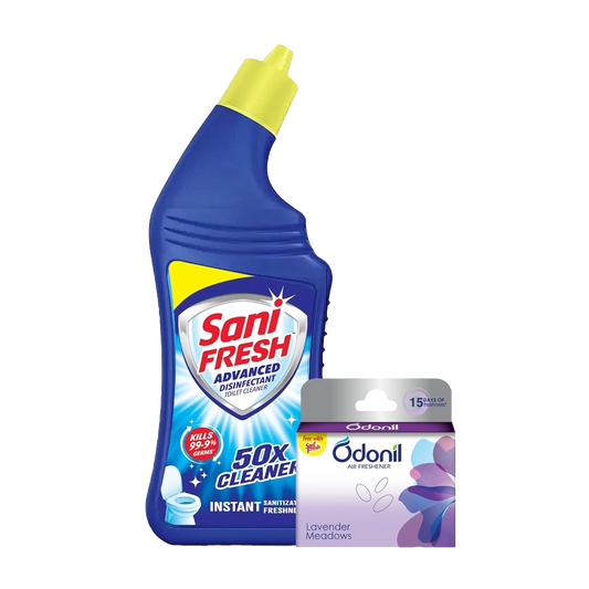 Sani Fresh Advanced Toilet Cleaner (Free Odonil 48g)