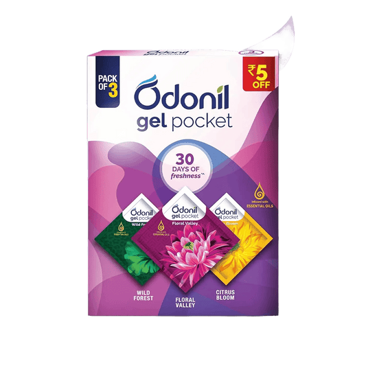 Odonil Gel Pocket Mix Pack (Rs 5 Off) - Daburshop