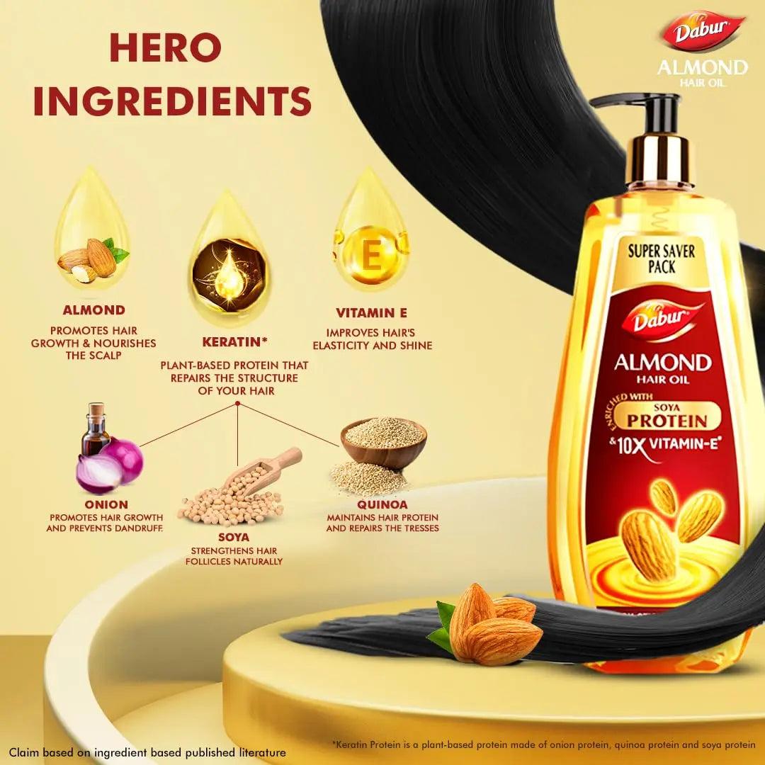 Dabur Almond Hair Oil Super Saver Pack - Daburshop