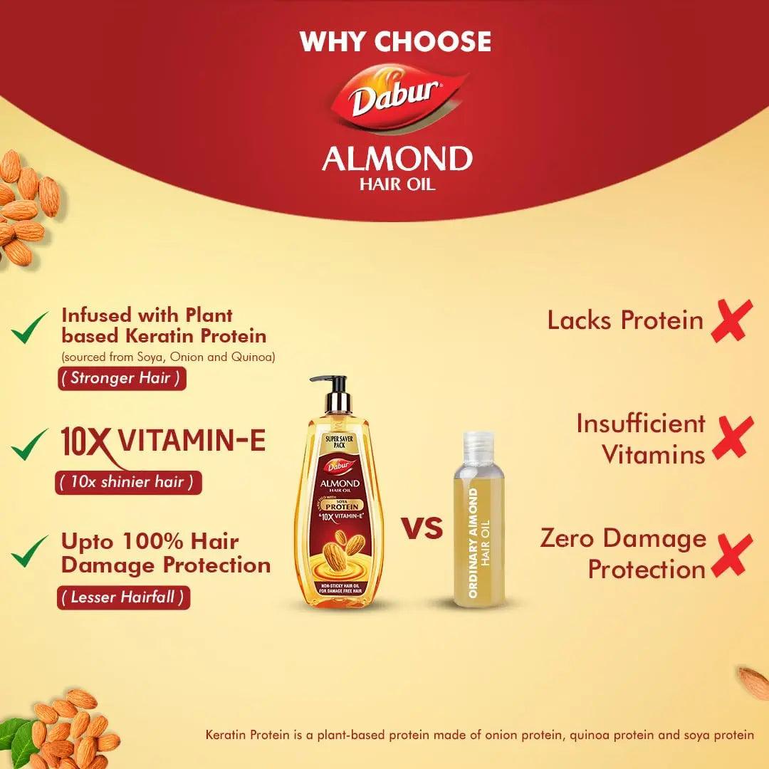 Dabur Almond Hair Oil Super Saver Pack - Daburshop