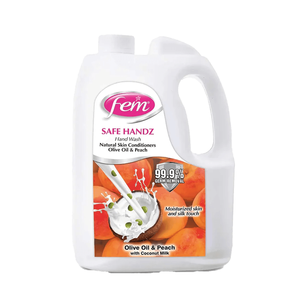 Fem Safe Handz Olive Oil & Peach Hand Wash - Daburshop