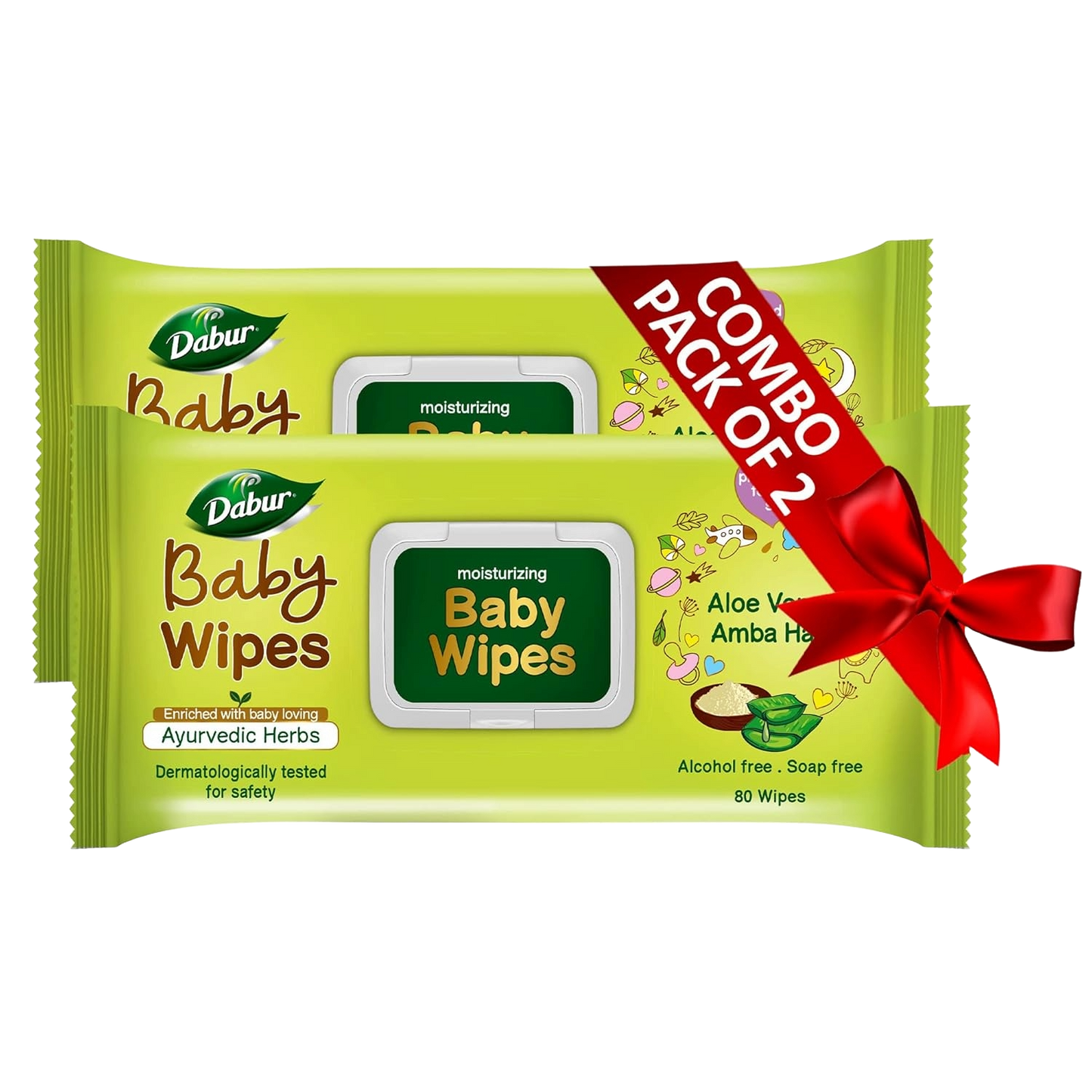 Dabur Baby Wipes (Pack of 2)